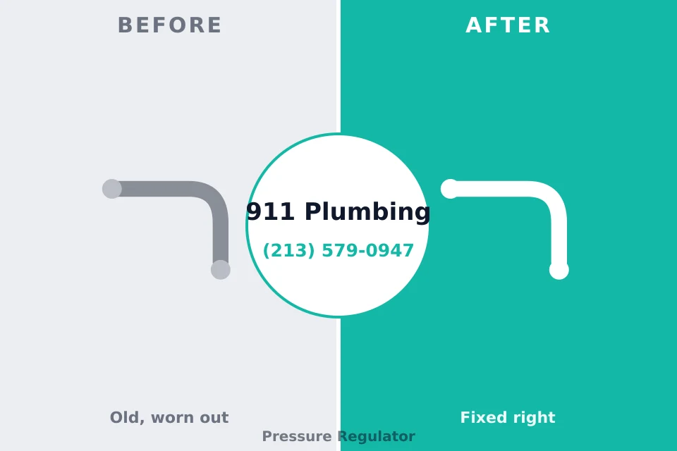 Before and after: plumbing repair Buckhead, GA